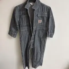 PERSON'S ストライプオーバーオール 100