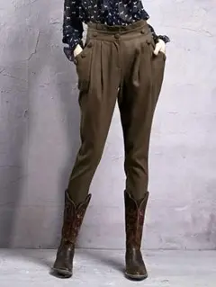 英国スタイル✨ハイカーフパンツ お洒落ボタンポケット付