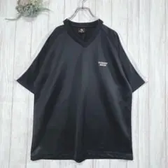 ☆ターキーベアー/TURKEY BEAR (LL) ポロシャツ Vネック 黒