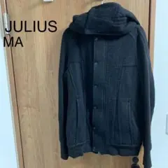 MA JULIUSユリウス ハイネックフード付ジャケット size1 黒色