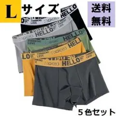 【5枚セット】ボクサーパンツ メンズ XLサイズ