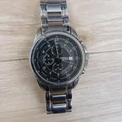 FOSSIL クロノグラフ 腕時計 ブラック