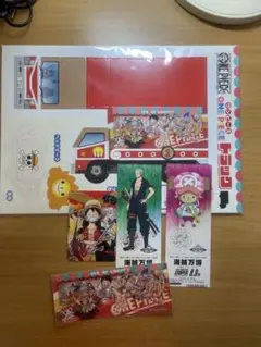 新品未使用 ワンピース シール しおり ゾロ チョッパー