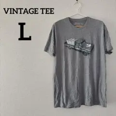 一点もの❤️ VINTAGE TEE 【L】プリントTシャツ 半袖 グレー