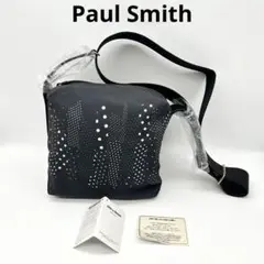 Paul Smith ポールスミス ショルダーバッグ ロゴ キャンバス スノー