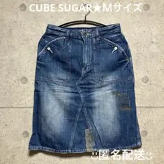 CUBESUGAR デニムスカート　Ｍサイズ