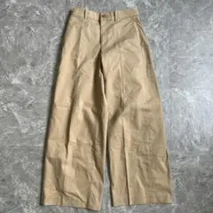【UNIQLO】ユニクロ（S）ワイドチノパンツ＊ストレッチ＊ウエストゴム＊