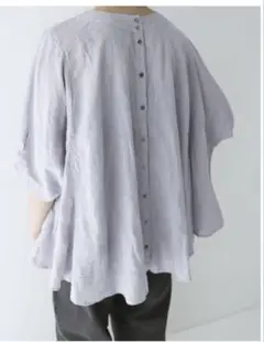 nest Robe リネン サークルフレアブラウス