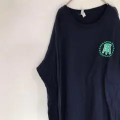 USA購入 オーバーサイズ ロンT ネイビー