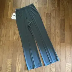 【新品】ワイドパンツ タグ付き モスグリーン9号 BRANCA 日本製