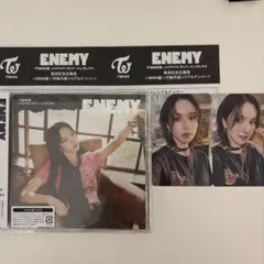TWICE ミナ CD enemy ソロ盤 開封済 シリアル トレカ