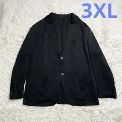 ユニクロ コンフォートジャケット 3XL SLIM FIT ブラック　黒