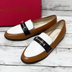 未使用 ORiental TRaffic アーモンドトゥビットモチーフローファー