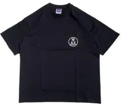 WAX クラシックロゴポケットTシャツ ブラック