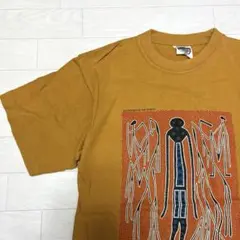 90s US古着 アボリジニーアート 半袖Tシャツ ヴィンテージ オーストラリア