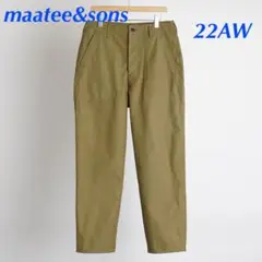maateeu0026sons 22AW ベイカーパンツ サイズ1 新品未使用