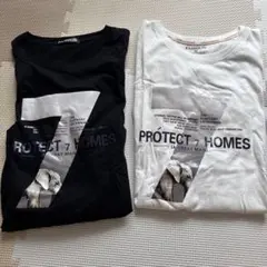 メンズTシャツ　2枚セット　FASHION elephant