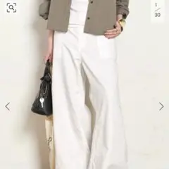 AP STUDIO アティックバイジョイブル　ミリタリーワイドパンツ
