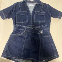 ZARA セットアップ　XS デニム