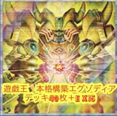 遊戯王　本格構築エグゾディアデッキ40枚＋E X15枚