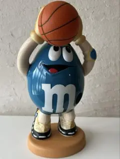 M&M's バスケットボール フィギュア Vintage Big Blue M&ms Candy Dispenser Basketball Rare