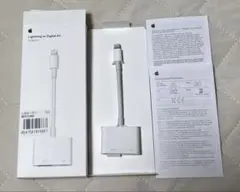 Apple Lightning to Digital AV Adapter 純正