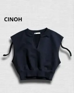 チノ CINOH HELENE スリーブレススウェットプルオーバー