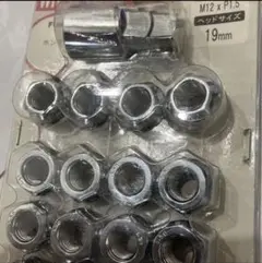 ロックナットセット の出品です 16個M12×P 1.5 ヘッドサイズ19mm