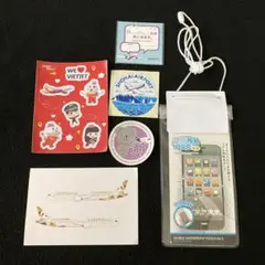 旅行用防水ポーチとステッカーセット