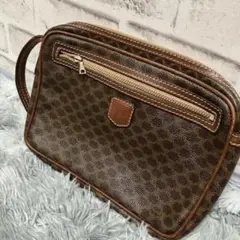 CELINE セリーヌ セカンドバッグ マカダム柄 クラッチバッグ ポーチ