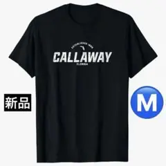 【新品/Mサイズ】キャロウェイ メンズ 半袖 Tシャツ ブラック ビンテージ