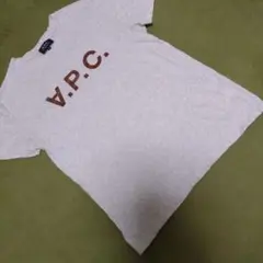 A.P.C. ロゴプリント Tシャツ XS グレー