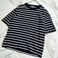 ゆったりサイズ✨ マーガレットハウエル Tシャツ トップス ボーダー メンズ