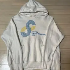 希少　TOBETSU SWEDEN MARATHON 2022 パーカー L