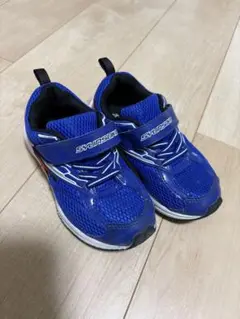 SHUNSOKU 青 スニーカー 瞬足　18.0cm