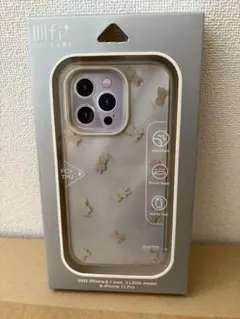 iPhone 13 Pro / 12 Pro クマ柄クリアケース