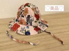 【美品】H&M♡ナタリーレテコラボ　ベビー帽子　花柄4-6M 44cm