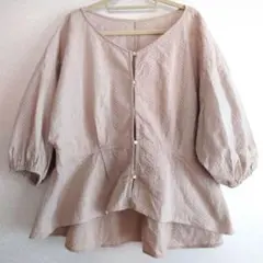 【GLOBAL WORK】グローバルワーク　七分袖2WAYブラウスSIZE：M