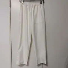 美品　ルスーク　オフホワイト　生なり　パンツ　9号　総裏地付