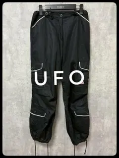 ✴️UFO　カーゴパンツ　ダンスストリート　ユニセックス　黒　XS
