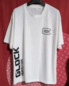 【新品】GLOCK 両面プリント ロゴTシャツ (ホワイト)