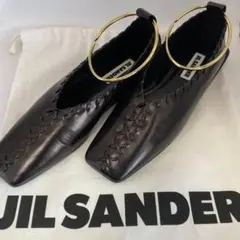 【☆開運価格☆】JIL SANDER*ジルサンダー アンクレットバレエシューズ
