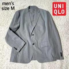 【極美品】UNIQLO ユニクロ 感動ジャケット メンズ グレー Mサイズ 2B