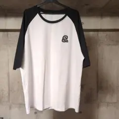 SHEIN　 Tシャツ ホワイト/ブラック