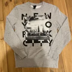 H&M スウェット、プリントトレーナー