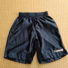 hummel 黒 ハーフパンツ