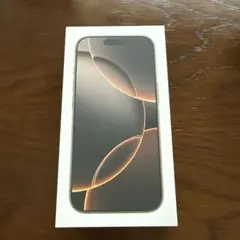 iPhone16proデザートチタニウム箱のみ