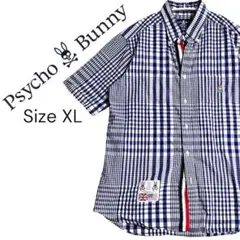Psycho Bunny チェック柄シャツ XL ゆったり 大きいサイズ