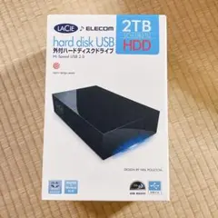 LACIE 2TB 外付けハードディスク
