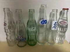 空き瓶 6本セット ガラス製